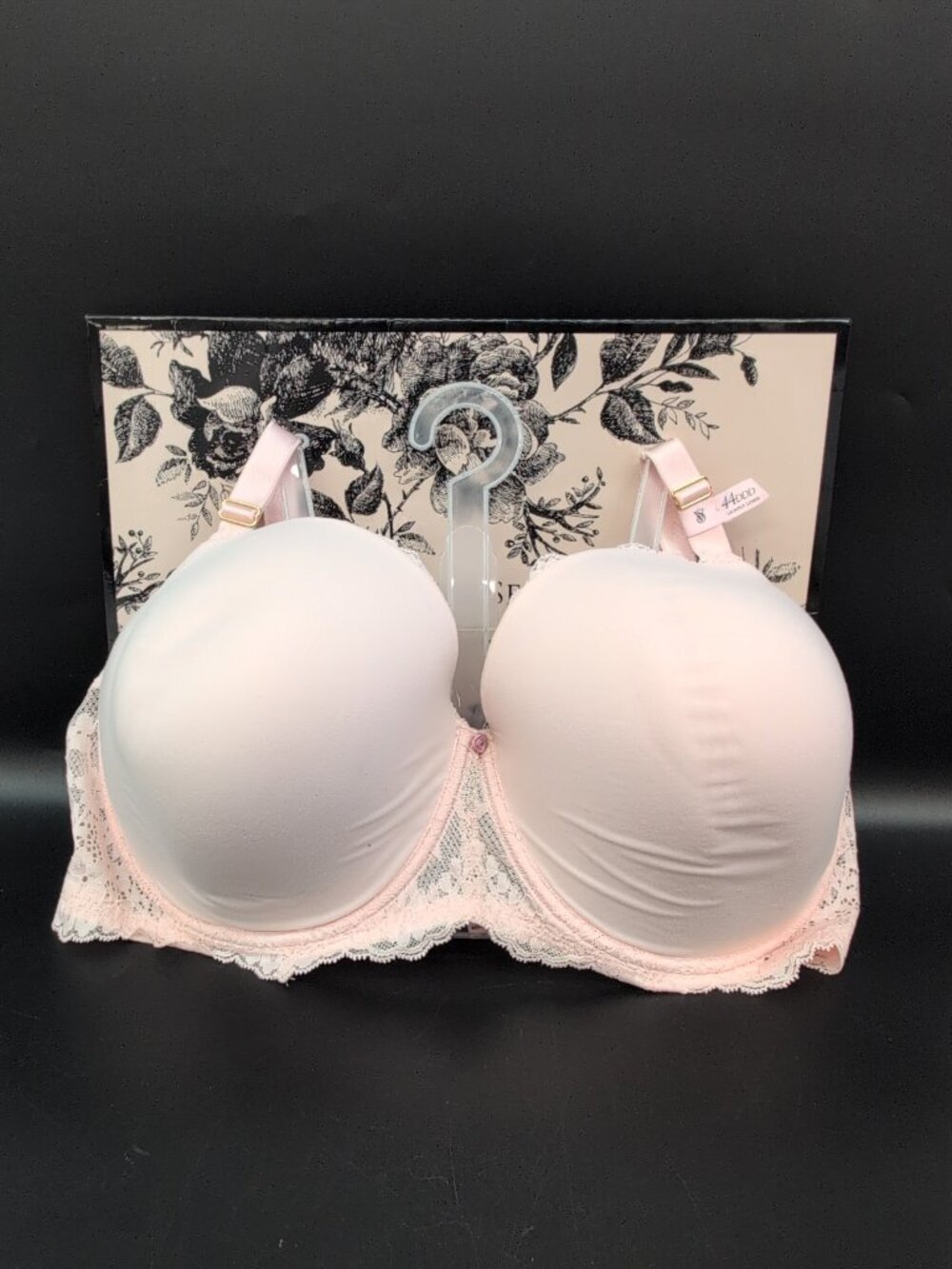 Victoria's Secret Dream Angels Lined Demi Lace Bra 44DDD Pink NWT